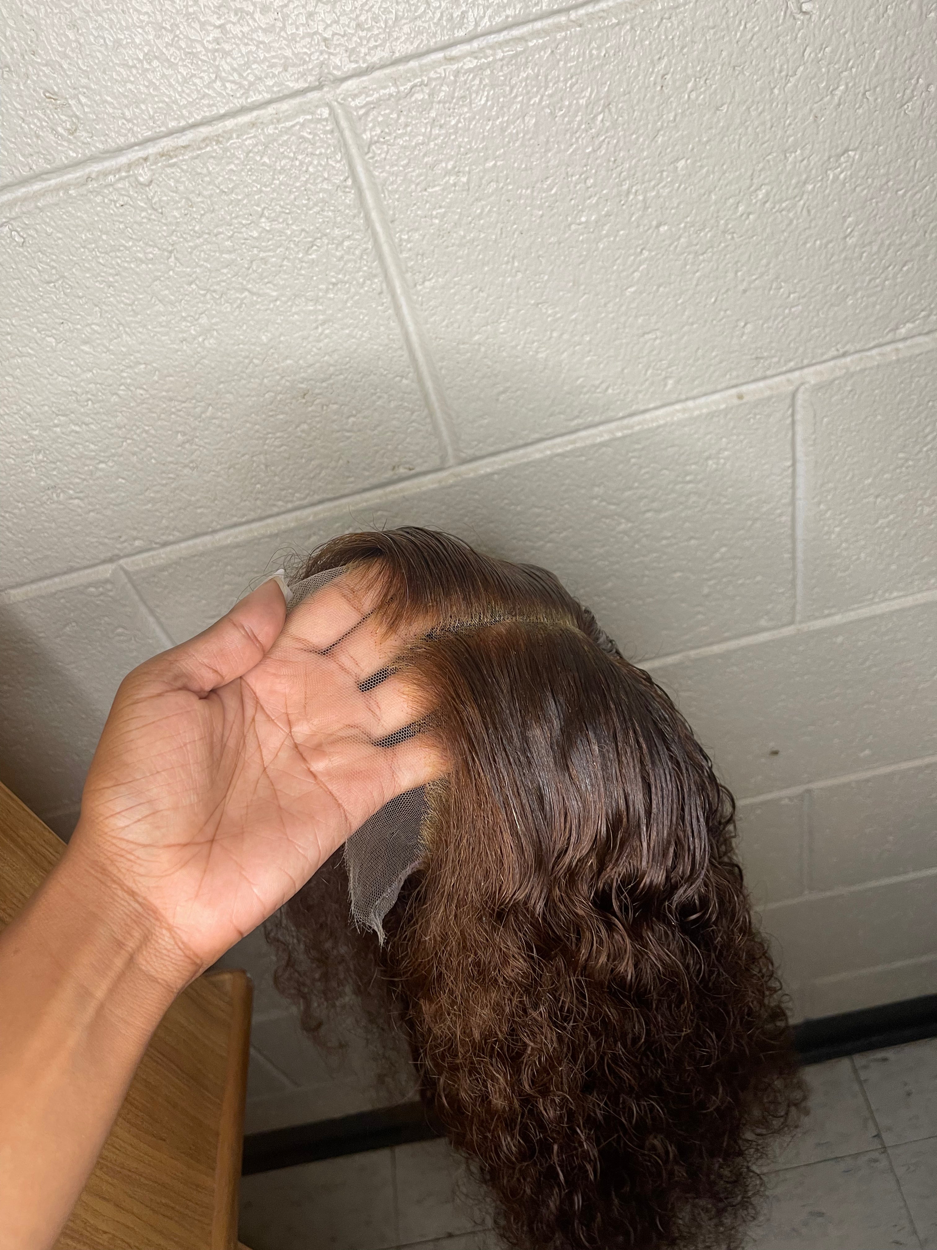 Burmese Curly Closure Wig